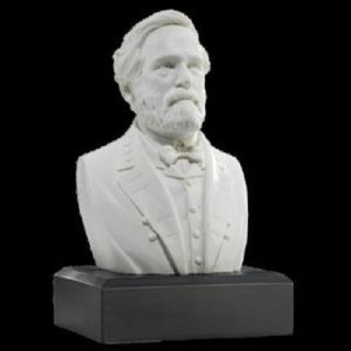 Robert E.  Lee Bust Sculpture Civil War Historical Figure Statue
