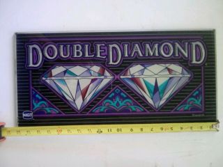 Igt " Double Double Diamond " Slot Machine Glass 83882200