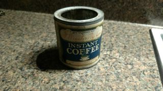 Vintage Washington American Home Foods Instant Coffee Tin Can Container Antique