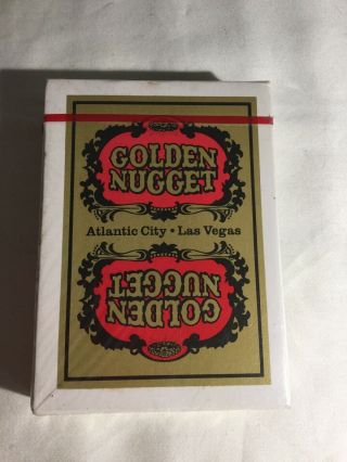 Vintage Atlantic City - Las Vegas Golden Nugget Playing Cards (rare)