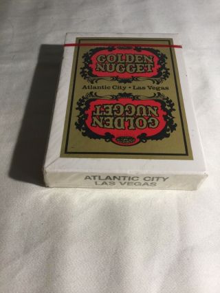 Vintage Atlantic City - Las Vegas Golden Nugget Playing Cards (Rare) 3