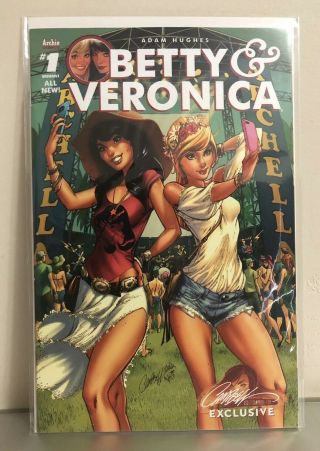 Betty & Veronica 1 J.  Scott Campbell Exclusive Color Variant