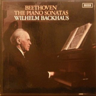 Ultra Rare Org Uk 10 Lps Box Wilhelm Backhaus Beethoven Piano Sonatas Decca Sxl