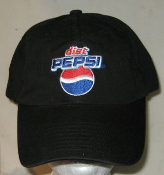 Vintage Diet Pepsi Cola Adjustable Snapback Baseball Cap Hat Nwot Nos