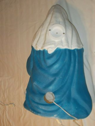 Vintage 1997 - 98 TPI Blow Mold Nativity Scene Joseph Mary Jesus Christmas Lighted 3