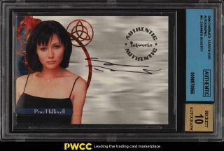 2000 Charmed Season One Shannen Doherty Auto A1 Bgs Auth (pwcc)