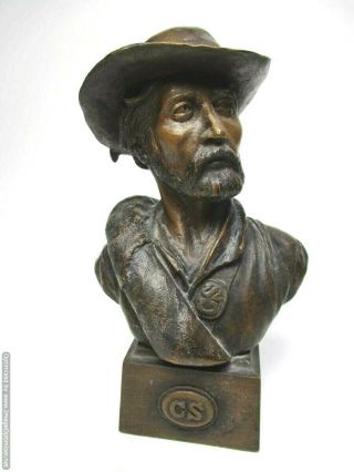 Civil War Confederate Soldier Sculpture Statue Bust John Chalk Birchrun 85