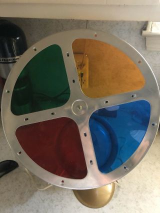 VTG Spartus Rotating Color Wheel w/Original Box for Aluminum Christmas Tree 3