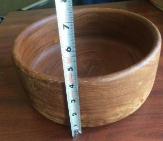 Large Turned Wood Bowl 2