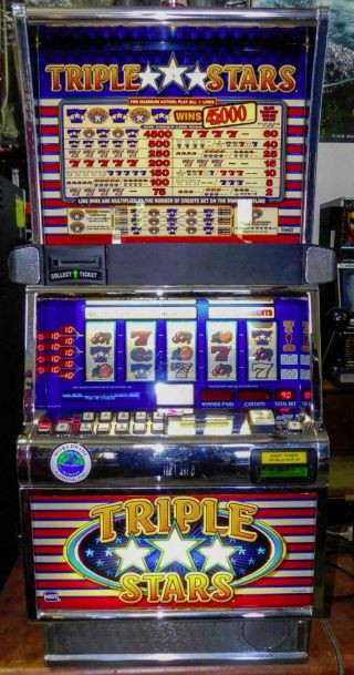 Igt S - 2000 Reel Slot Machine: Triple Stars