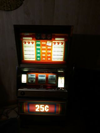 Slot Machine,  Bally 25 Cent Machine