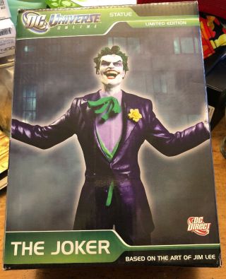 Dc Universe Online The Joker Statue - Limited Edition Nib