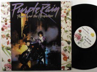 Prince & The Revolution Purple Rain Warner Bros Lp Vg,  /vg,  W/poster ^