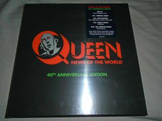 Queen News Of The World 40th Anniversary Box Set In Orig.  Postage Box