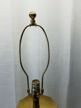 Vintage Mid Century Modern Hollywood Regency Frederick Cooper Brass Lamp Light 3