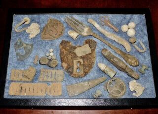 Set Of Civil War Relics Recovered In Central Virginia