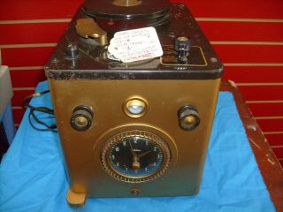 Vintage Sears / Silvertone Wire Recorder Model Portable Wire Recorder Tube Unit