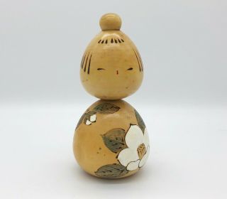 6.  8 Inch (17.  5 Cm) Japanese Vintage Wooden Sosaku Kokeshi Doll /cute