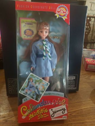 Vintage Japan Takara Calendar Girl Jenny Barbie Doll Never Removed From Box