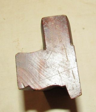 Antique G Berry Wooden Moulding Plane Old Woodworking Tool Plane