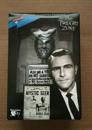 Biff Bang Pow Twilight Zone Mystic Seer In Bobble Head Rare " 2009 "