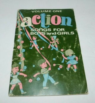 Vintage 1944 Vol 1 Action Gospel Songs For Boys And Girls Songbook