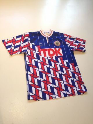 Amsterdam Ajax Away 1989 - 90 TDK Umbro Rare Vintage Football Shirt 3