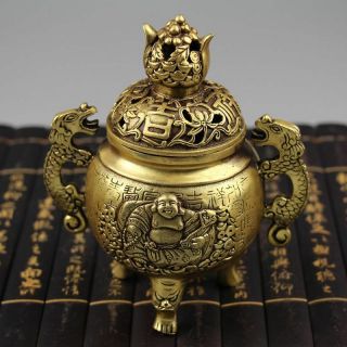 Chinese Home Brass Creative Smoked Furnace At The Bedroom Buddha Incense Burner