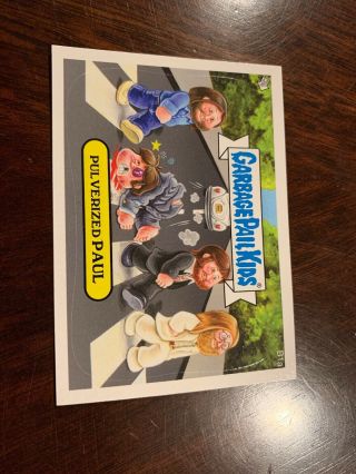 Gpk Garbage Pail Kids 2014 Series 1 Bonus Card Pulverized Paul B1b Pack Fresh