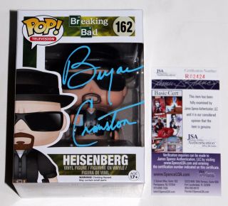 Bryan Cranston Signed Breaking Bad Heisenberg Funko Pop Figure Autograph Jsa