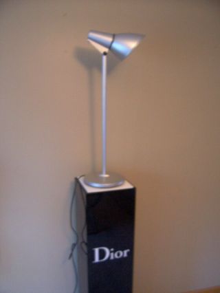 Artemide Spy Lamp Silver Desk Lamp Designed By H.  Wettstein For Christian Dior