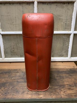 Vintage Military Jerry Can Gas Fuel Can 5 Gallon 1978 Red Old Army Decor 3