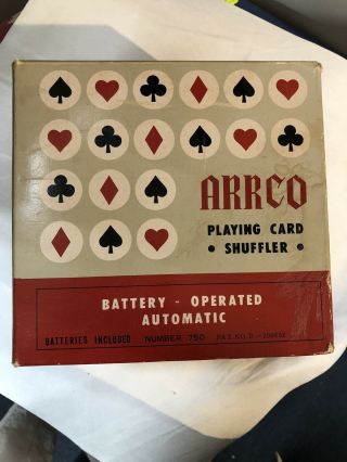 Vintage Arrco Playing Card Shuffler