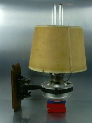 Vintage Aladdin Railroad Caboose Wall Mounted Lamp.  Complete.