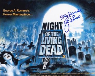 George A.  Romero Signed Night Of The Living Dead Photo - Real Exact Pic Proof