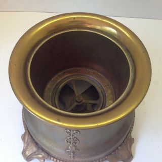 Antique E.  Miller vase parlor banquet oil lamp GWTW 2