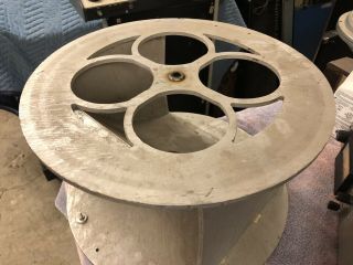 Vintage Gray/silver 17 " Wood Leslie Speaker Rotor Drum