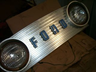 Vintage Ford 6000 Commander ? Diesel Tractor - Head Lights & Alum Frame