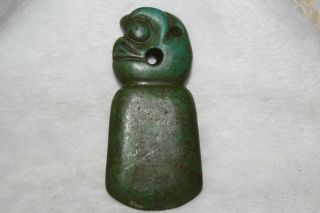 Old Chinese Neolithic Hongshan Jade Hand Carved Amulet Pendant A61