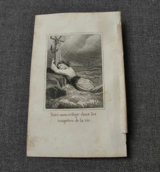 4 ANTIQUE LATE XIX S FRENCH OUR LADY SAINT ANTHONY CHRISTIANITY MINIATURE PRINTS 2