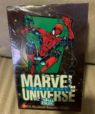 1992 Impel Skybox Marvel Universe Series 3 Trading Card Factory Box