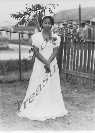 3 Vintage Photos African American Black Americana,  Happy Occasion For Young Lady