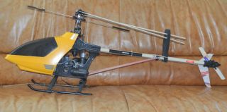 Vintage Hirobo Shuttle 30 Zx 3d Nitro Helicopter Complete Arf Very Good Cond.