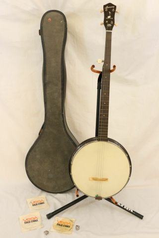 Vintage Harmony Reso - Tone 5 String Banjo & Case