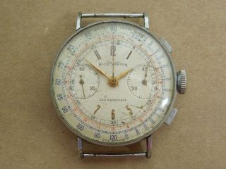 Watchmakers Estate Watch Vintage Military Style Russian Chronograph 17j