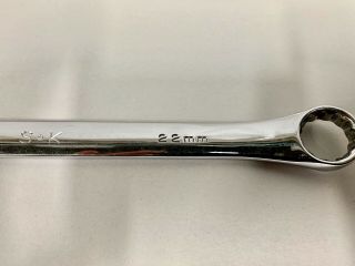 Vintage SK No.  88522 22mm Box & Open End Combination Wrench (A5) 2