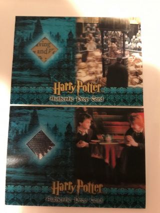 Harry Potter 3d Prop Cards Artbox 2007 2 Cards