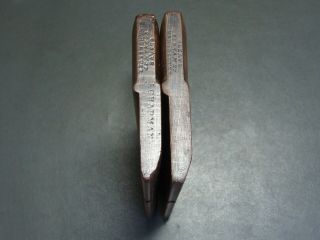 Vintage Wooden Moulding Planes Hollow & Round No 2 Old Tools By Gleave