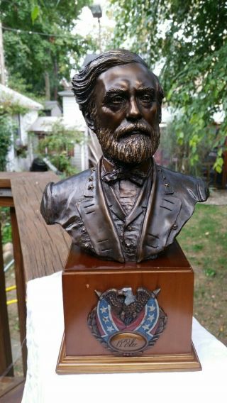 Rare Bronze Bust Robert E Lee.  Franklin