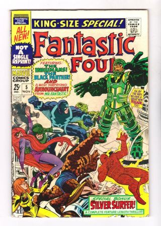 Fantastic Four Special King Size Special 5 (fn/vf) Inhumans